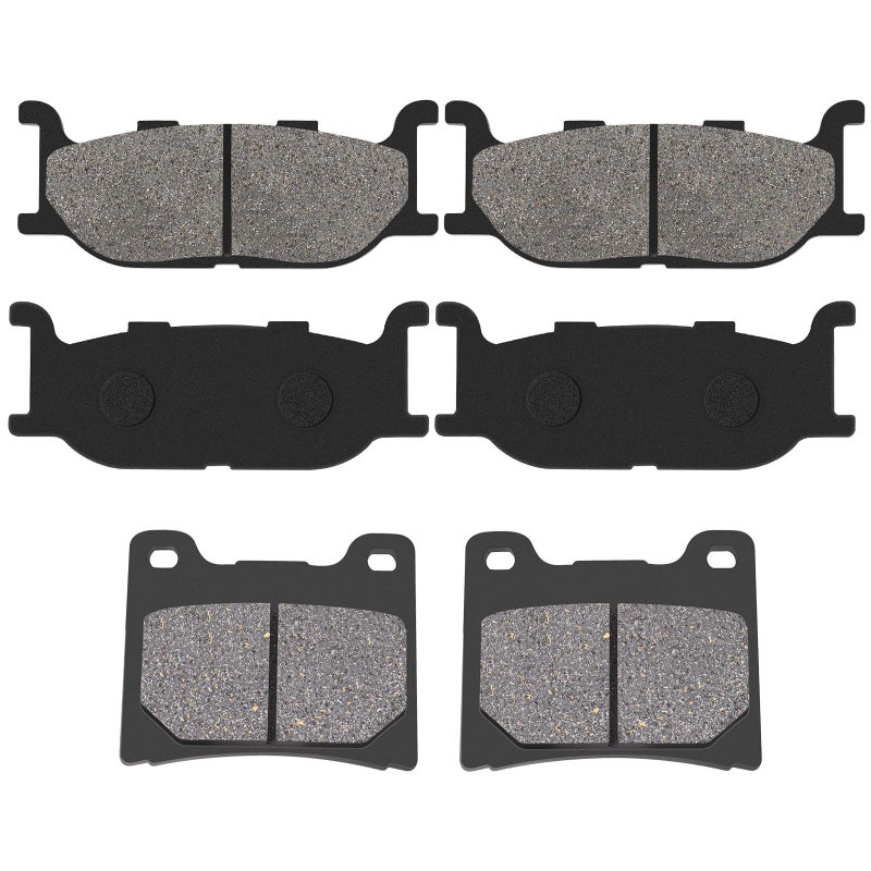 Road Passion Brake Pads Front and Rear Replacement for YAMAHA XVS1100 V-Star Custom Midnight 2007-2008 / XVS1100 V-Star Custom/Classic/Silverado 1999-2009/ Dragstar 1100 XVS1100/ Virago 1100 XV1100 - Image 2